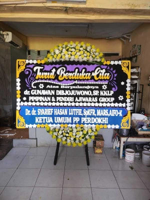 Papan Bunga di Cisalak Sukmajaya
